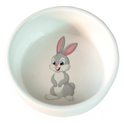 COMEDERO CERAMICA CONEJO 11cm 300ml