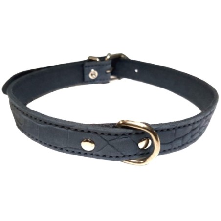 COLLAR PIEL LABRADO 30X600mm. ROJO