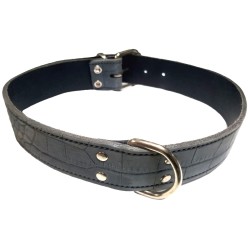 COLLAR PIEL LABRADO 40x700mm. AZUL