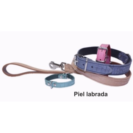 RAMAL PIEL LABRADO 13X1000MM. AZUL