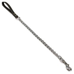 RAMAL METAL Y PIEL NEGRO 4x400 mm.